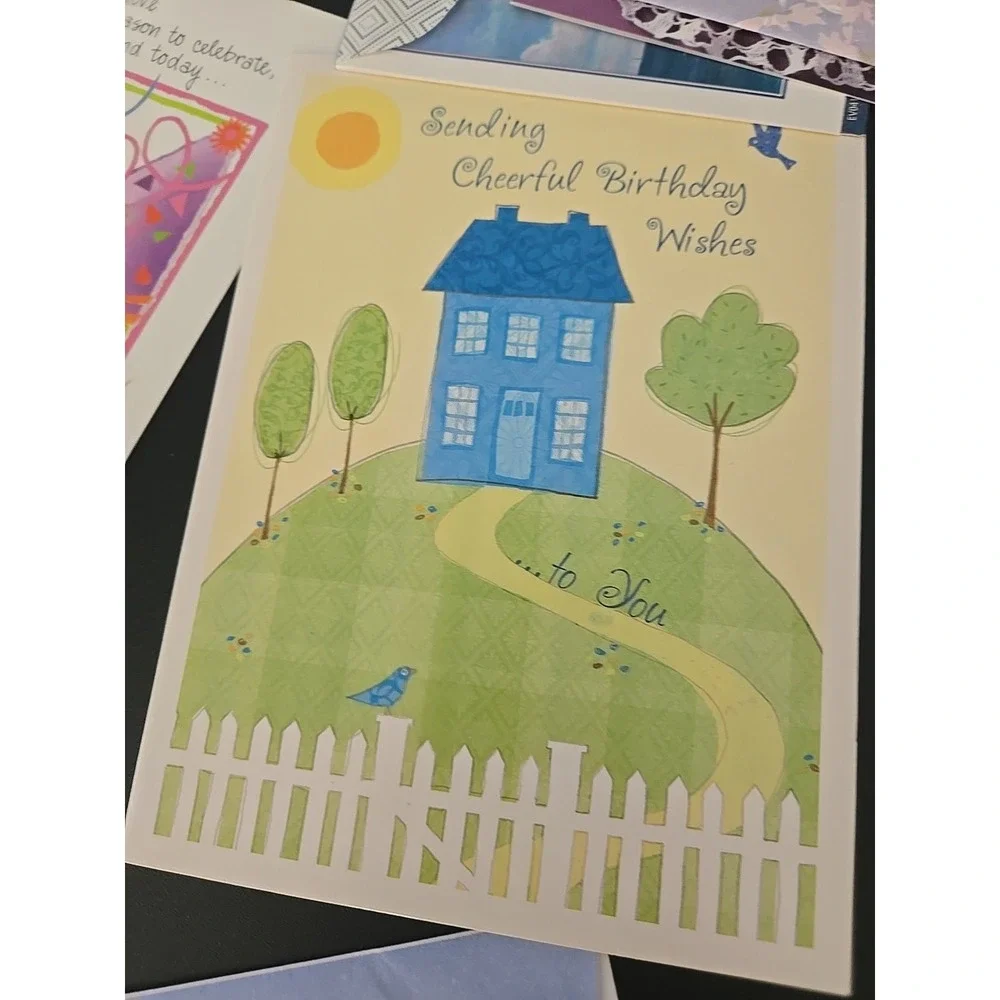 Assorted Birthday Cards & Envelopes Lot Of 17 Greeting Cards New Vibrant Designs